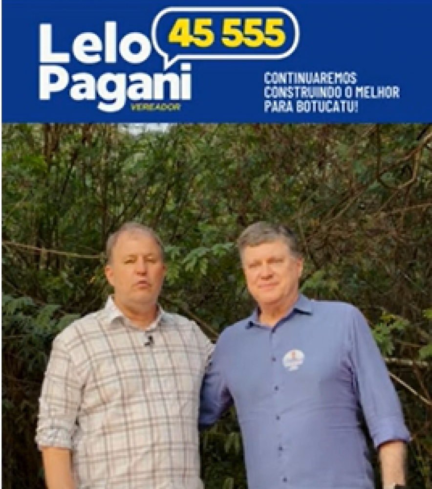 Notícias Vereador Lelo Pagani