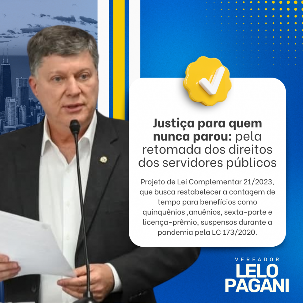 Vereador Lelo Pagani